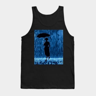 Walking under the rain -  romantic Tank Top